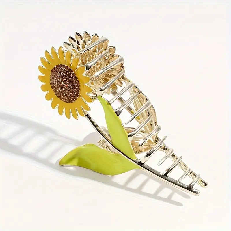 The Little Shoppe: Summer Sunflower Hair Claw Clip