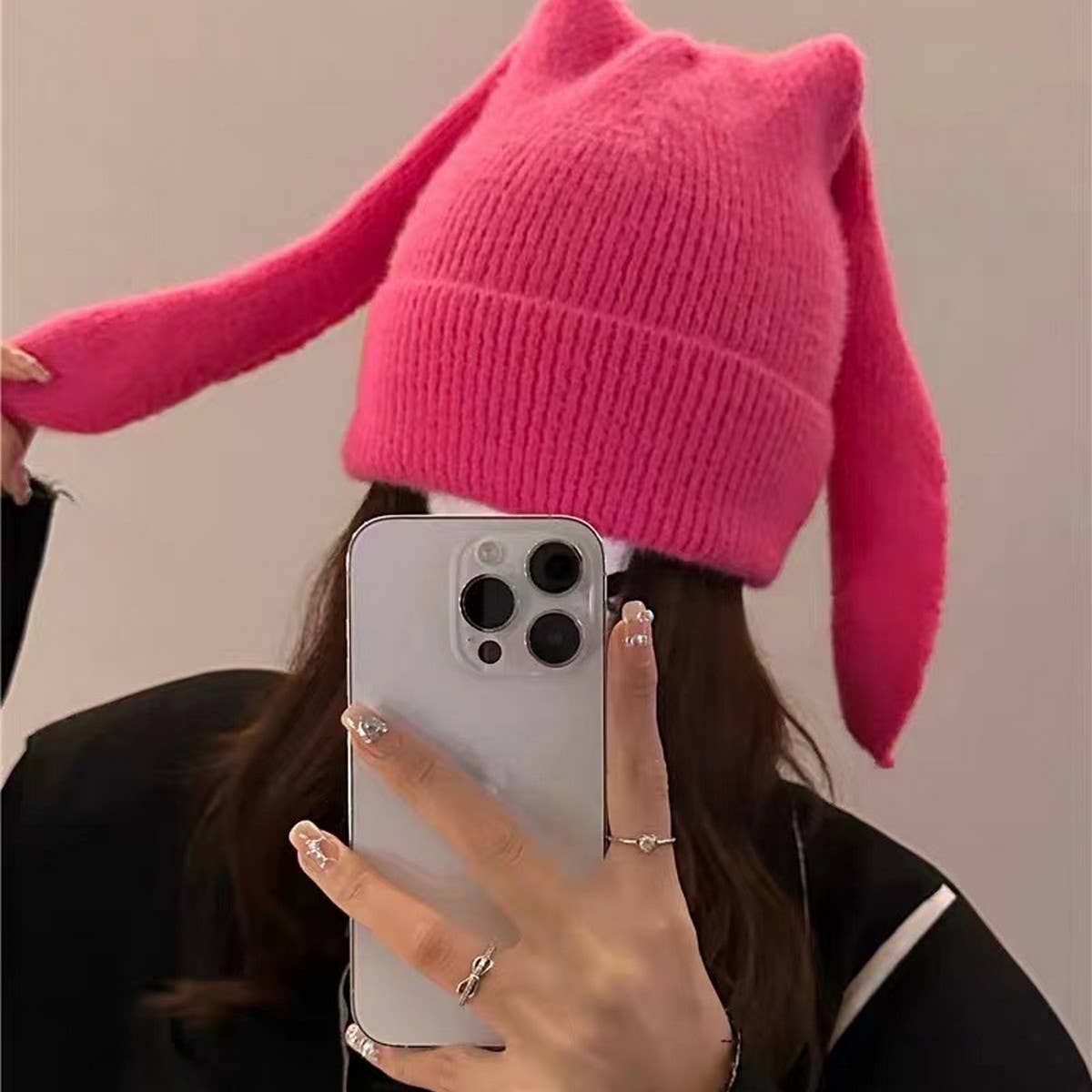 The Little Shoppe: Pink Bunny Hat