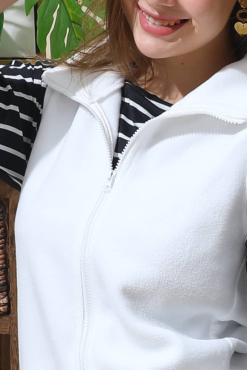 The Little Shoppe Casual Zip Up Vest