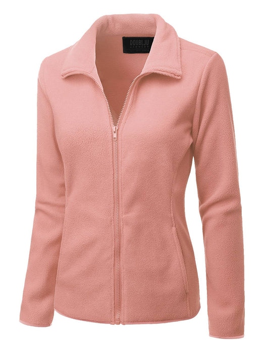 The Little Shoppe Long Sleeve Full-Zip Thermal Basic Fleece Jacket