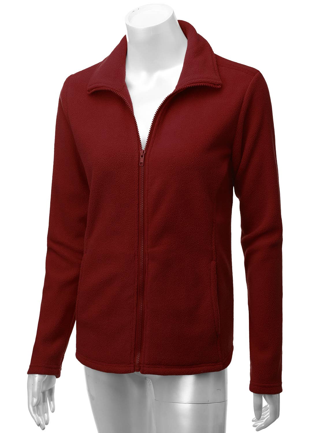 The Little Shoppe Long Sleeve Full-Zip Thermal Basic Fleece Jacket