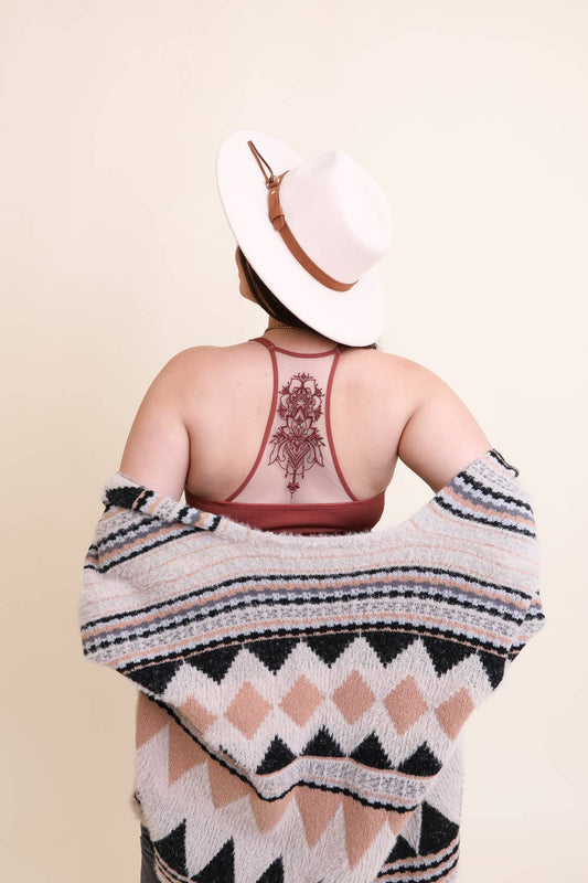 LS Plus Size Tattoo Bralette - Loungewear