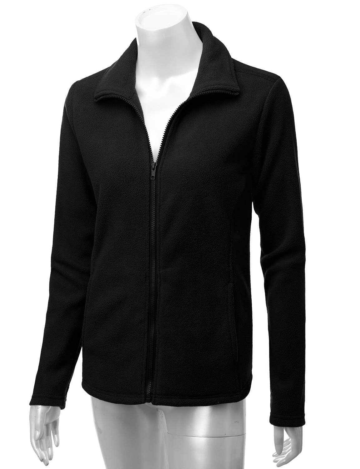 The Little Shoppe Long Sleeve Full-Zip Thermal Basic Fleece Jacket