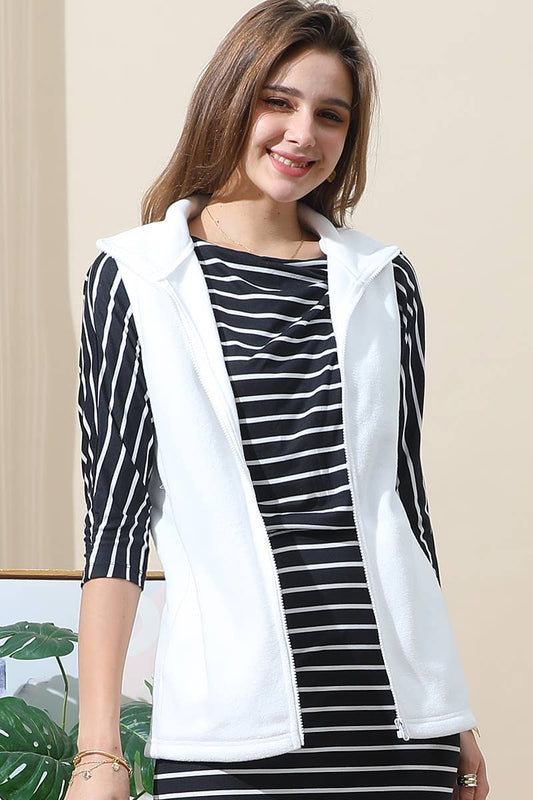 The Little Shoppe Casual Zip Up Vest