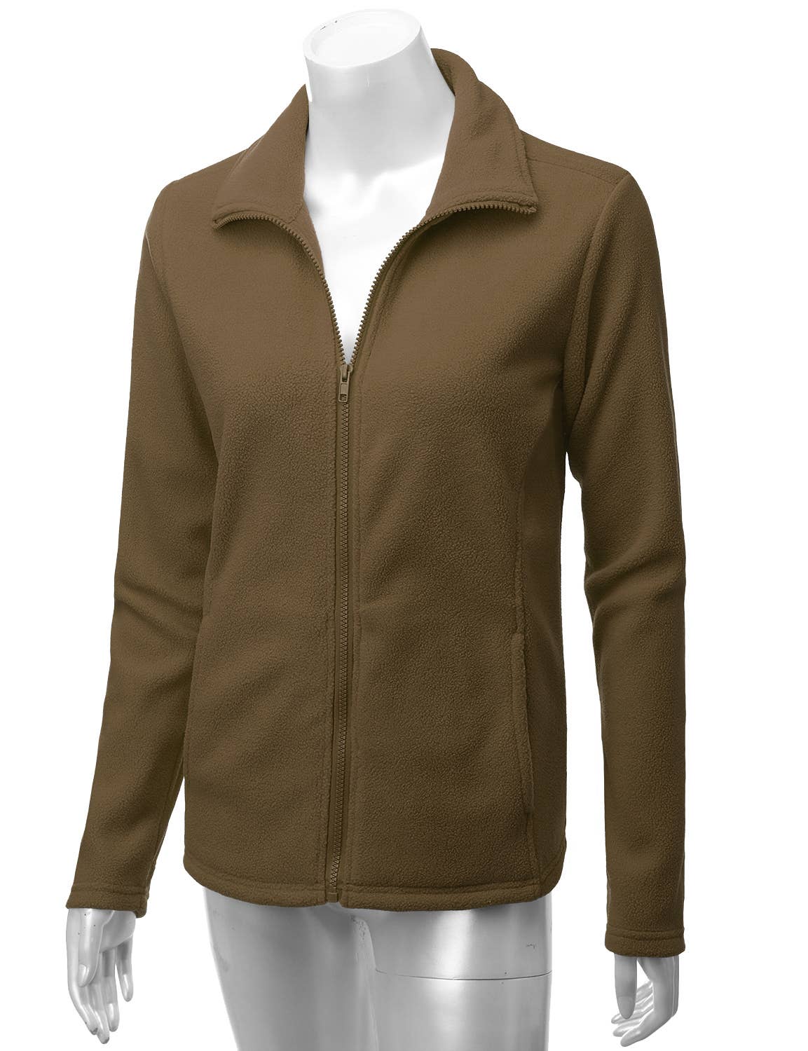 The Little Shoppe Long Sleeve Full-Zip Thermal Basic Fleece Jacket