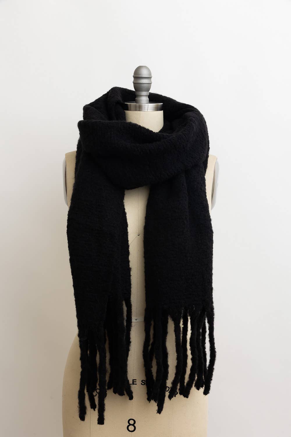 Cozy Knit Scarf with Tassels - Classical Bestseller!