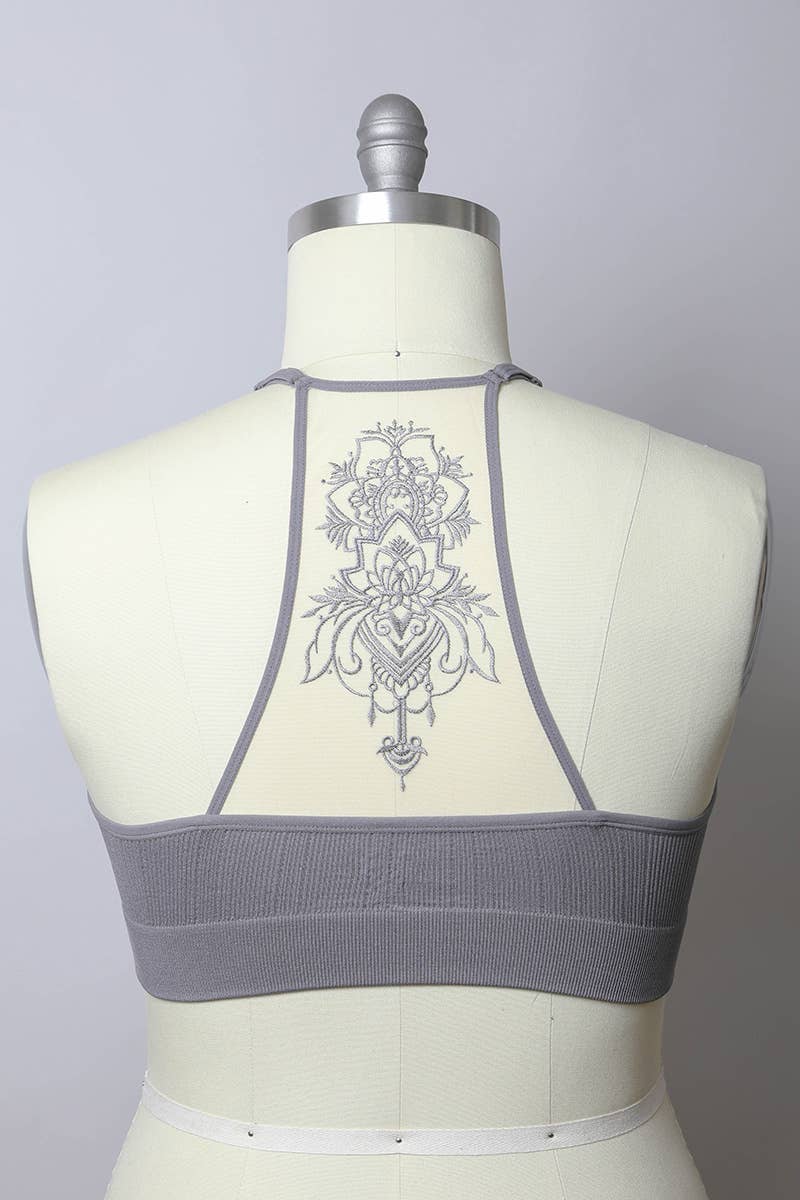 LS Plus Size Tattoo Bralette - Loungewear