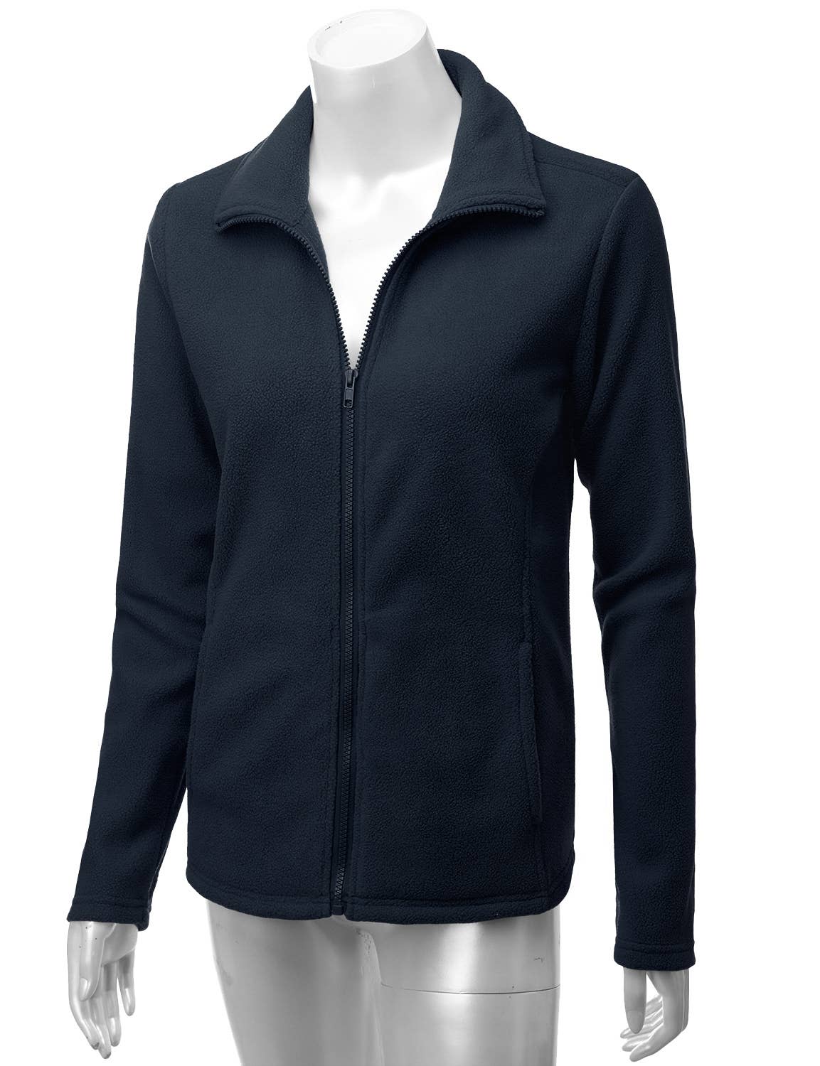 The Little Shoppe Long Sleeve Full-Zip Thermal Basic Fleece Jacket