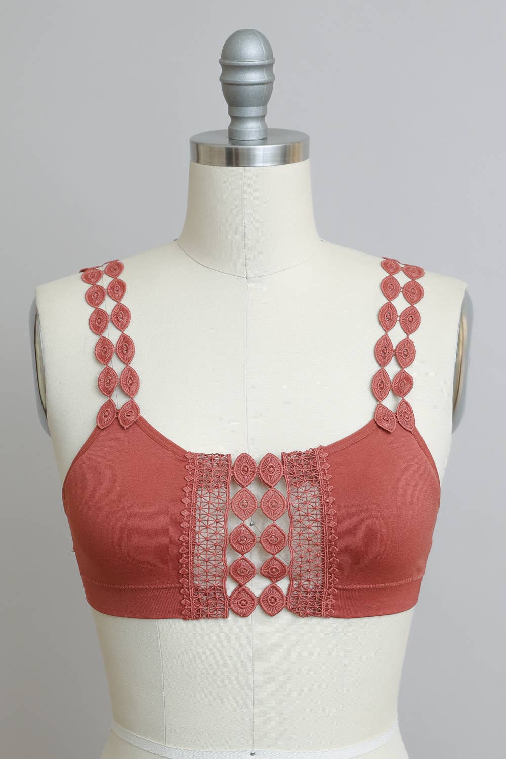 LS Boho Eye Lace Applique Bralette😍