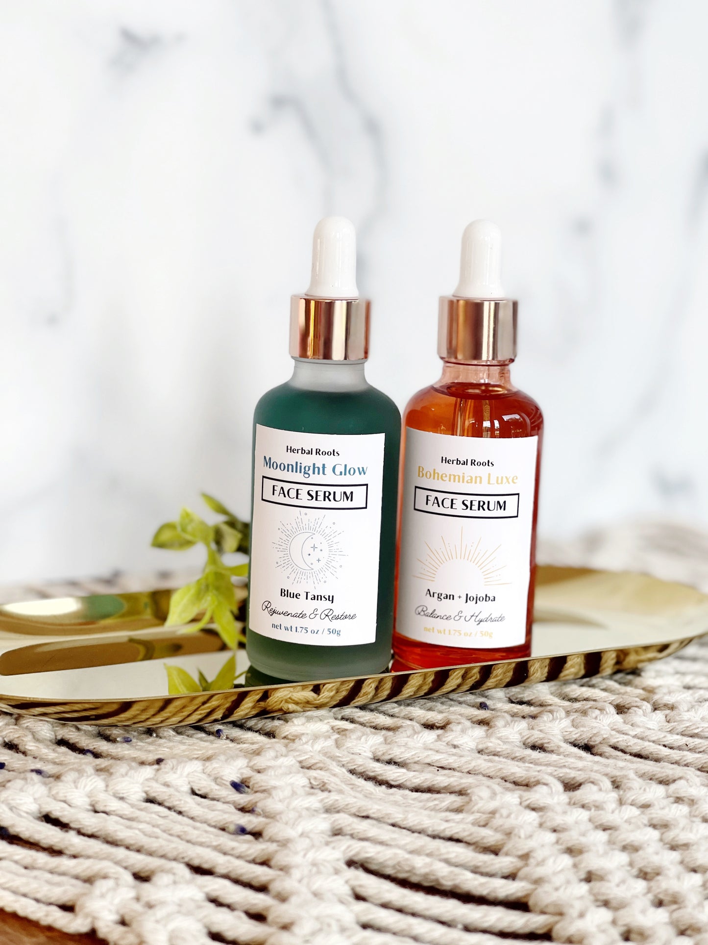 Herbal Roots: Facial Serums