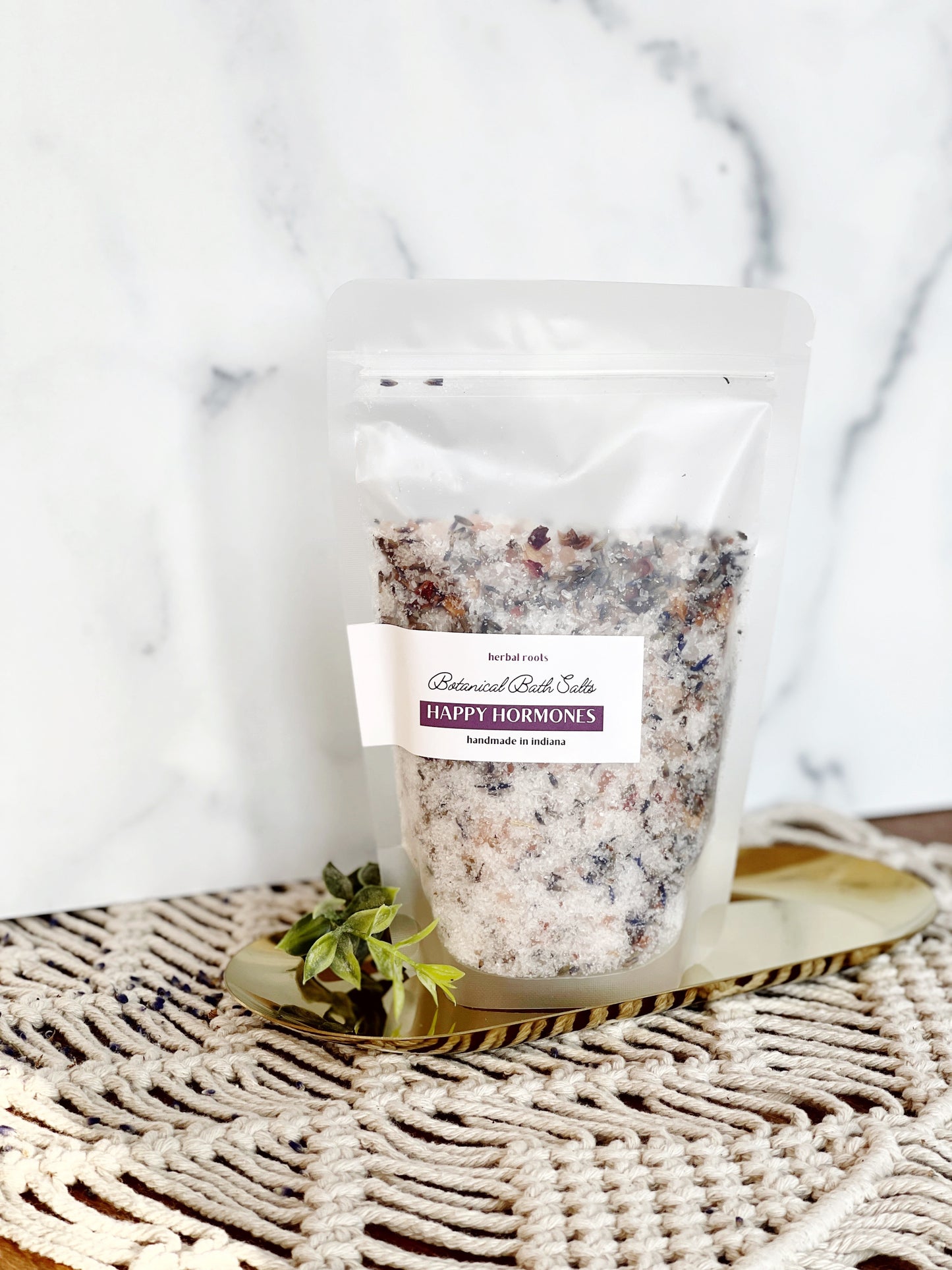 Herbal Roots: Botanical Bath Salts