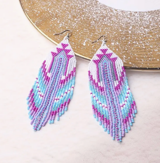 The Little Shoppe: Fashion Bohemian Tassle Beaded Earrings