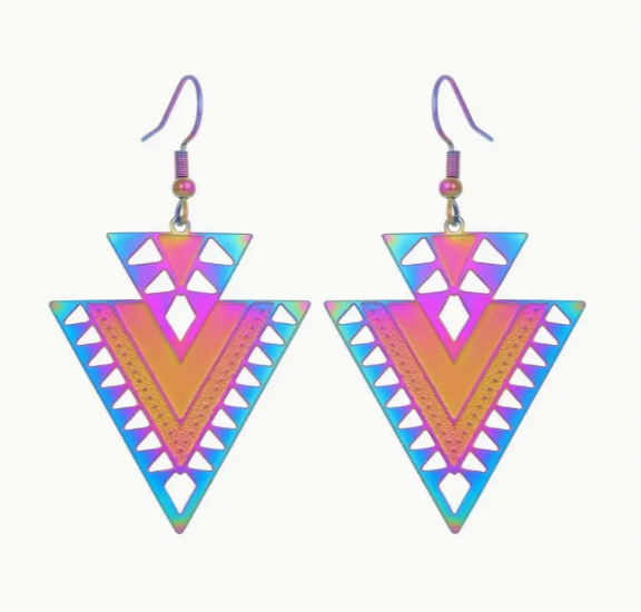 The Little Shoppe: Fashion Statement Laser Hollow Earrings