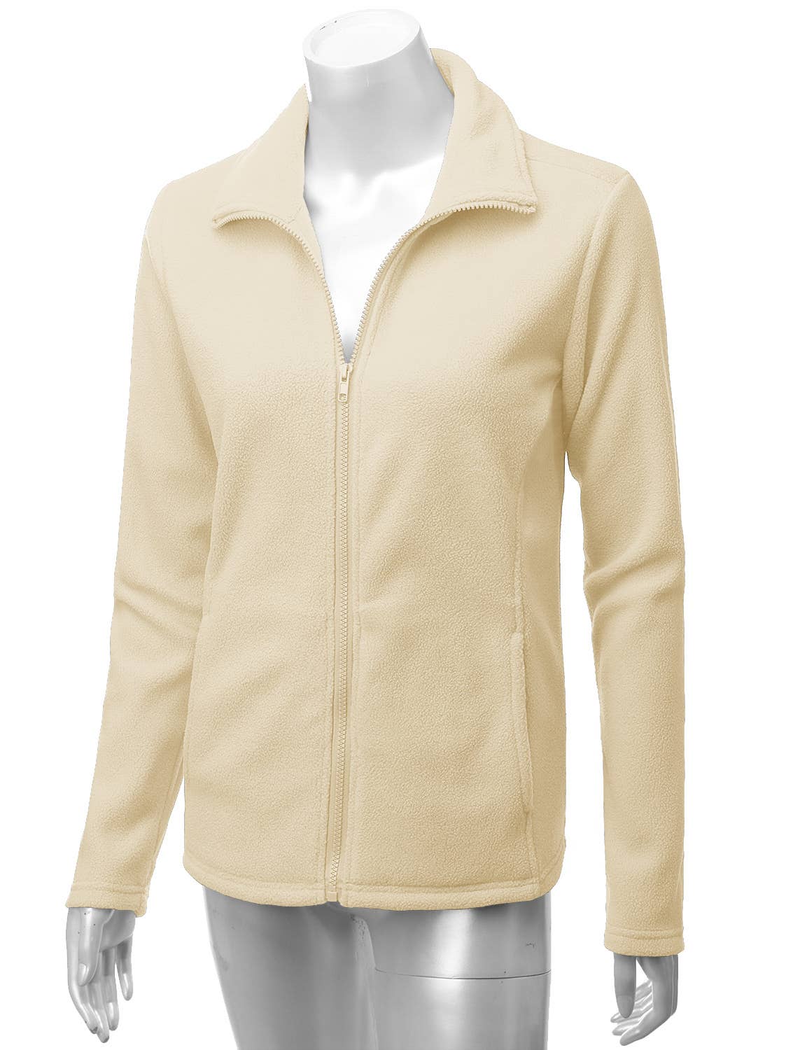 The Little Shoppe Long Sleeve Full-Zip Thermal Basic Fleece Jacket