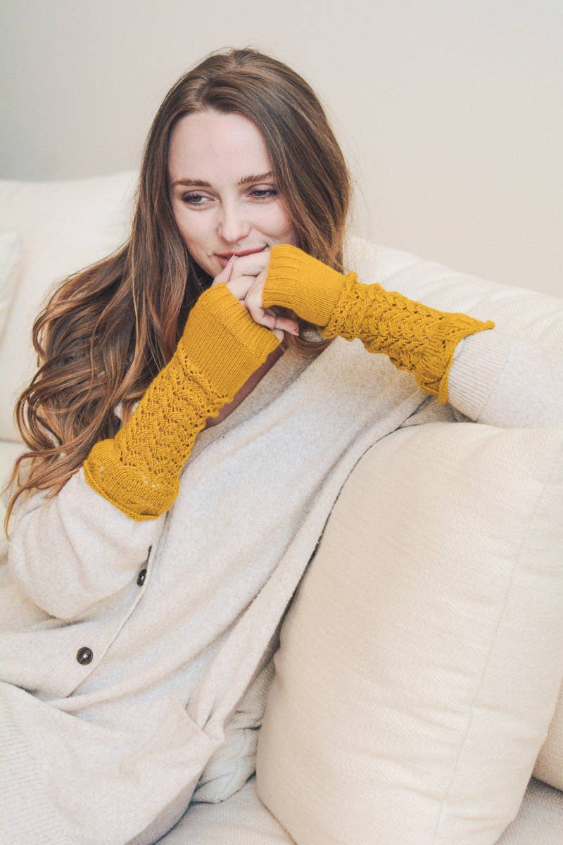 LS Trendy Winter Arm Warmers for Easy Texting 📱