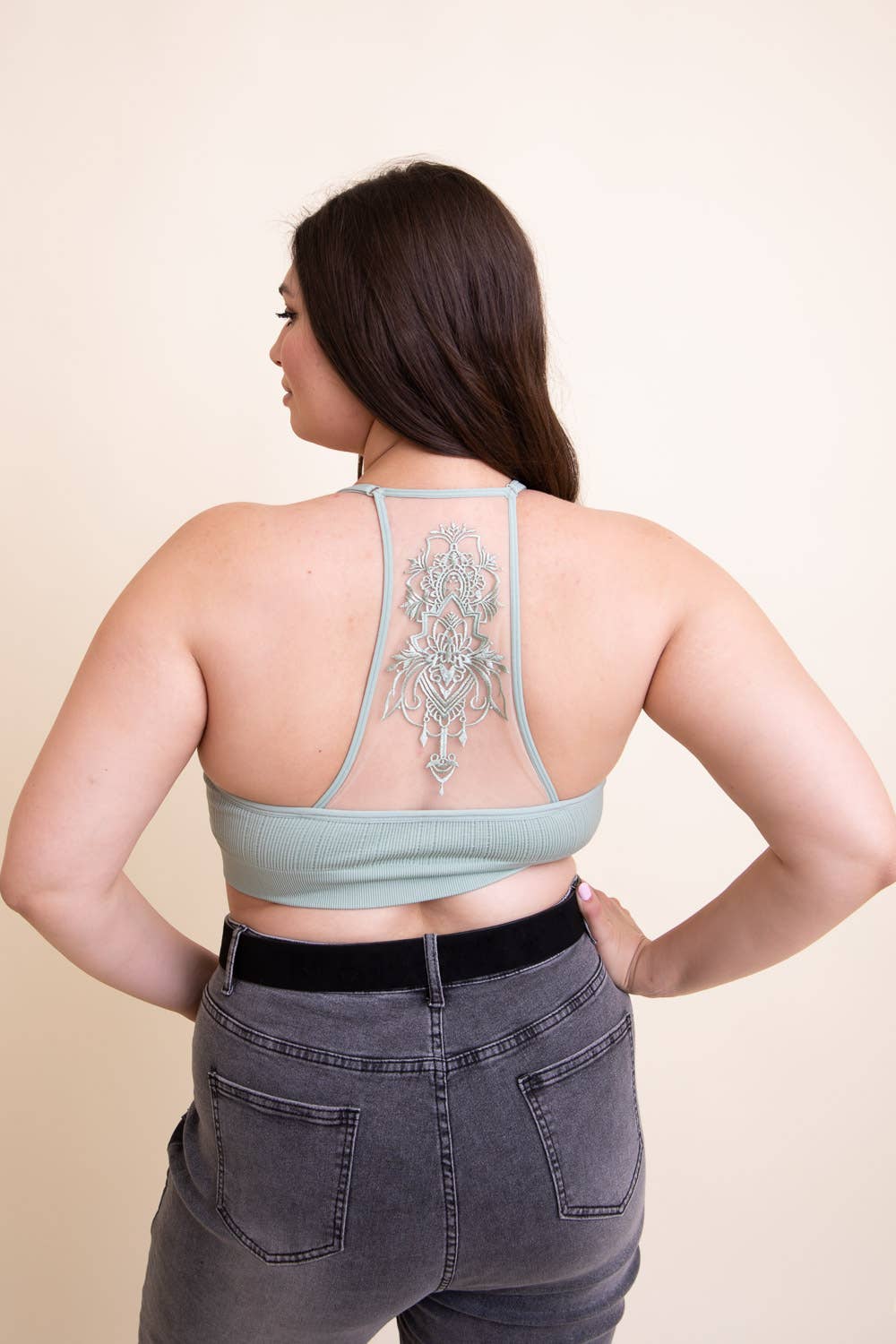 LS Plus Size Tattoo Bralette - Loungewear