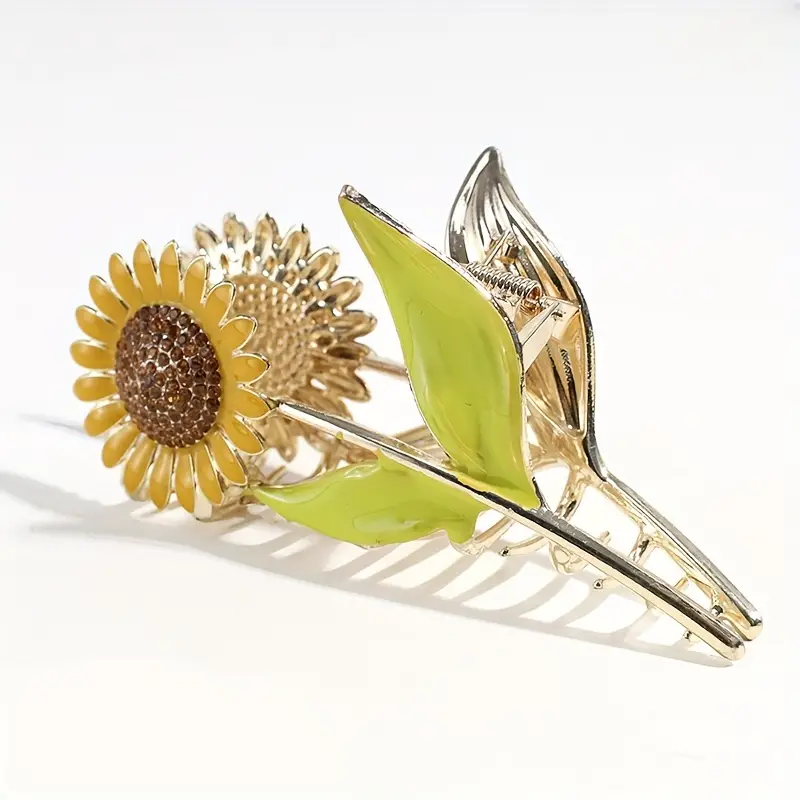 The Little Shoppe: Summer Sunflower Hair Claw Clip